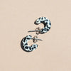 Mali in Dalmation Speckled Hoop Earring