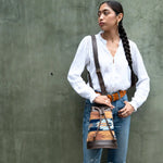 Sundown Cinched Bucket Bag
