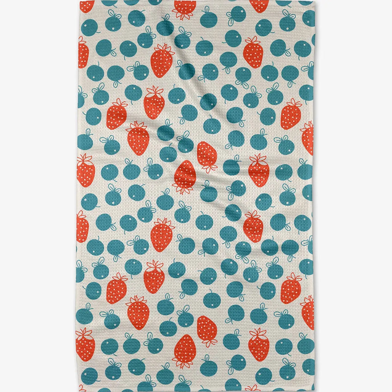 Star Spangled Berry Tea Towel
