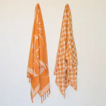 Sand Resistant Beach Towel - Retro Flower