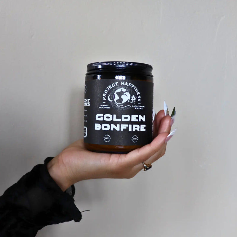 Golden Bonfire Soy Candle