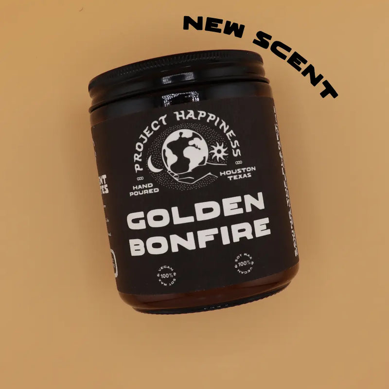 Golden Bonfire Soy Candle