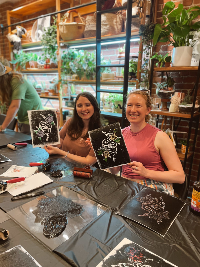Printmaking Art Workshop 9/11