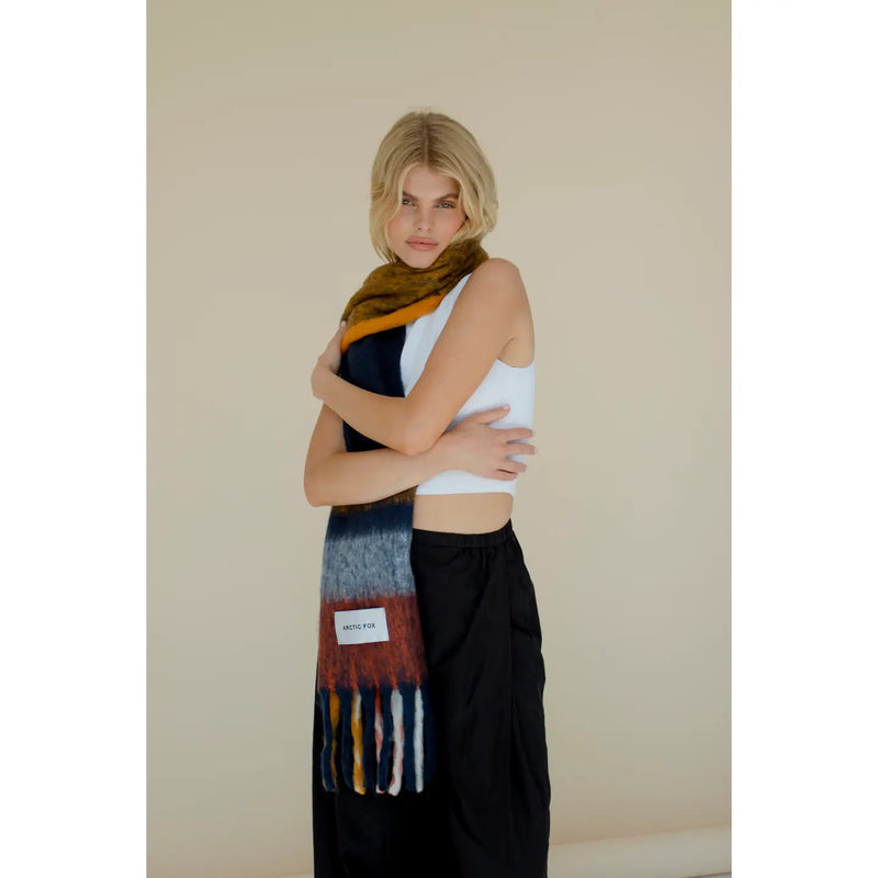 The Stockholm Scarf - 100% Recycled - Midnight Summer