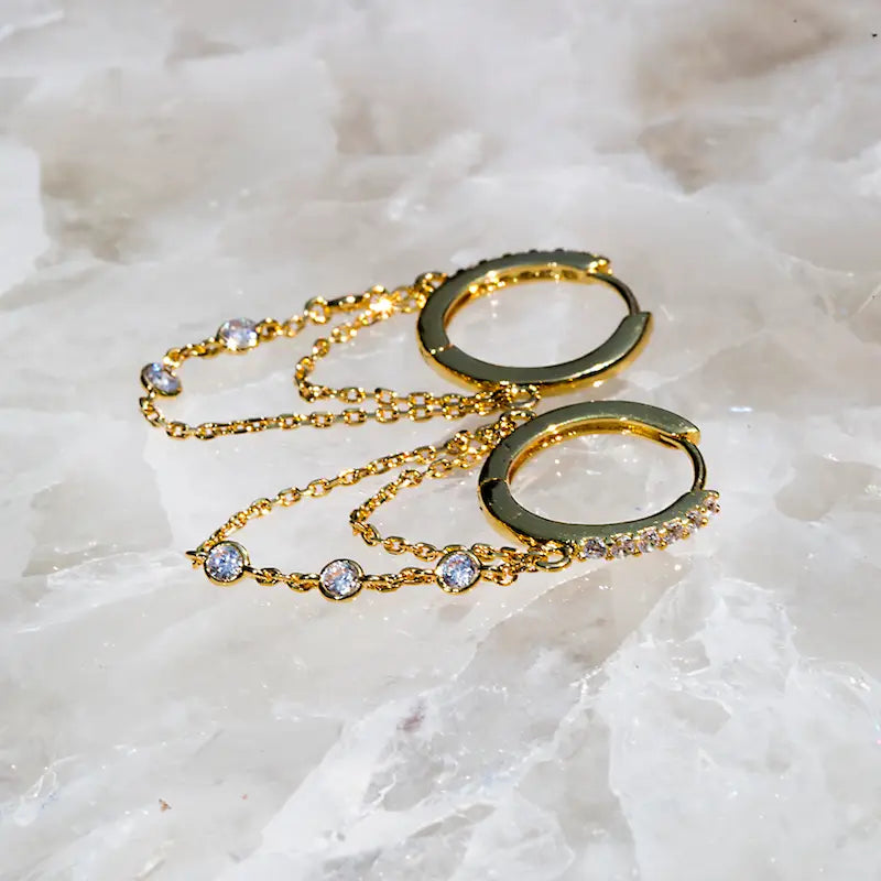 Tresor Huggies- 14K Gold Vermeil