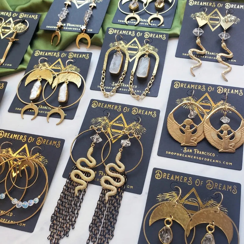 Rising Snake Earrings