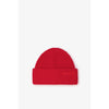 Merino Wool Embroidered Beanie - Flame Red