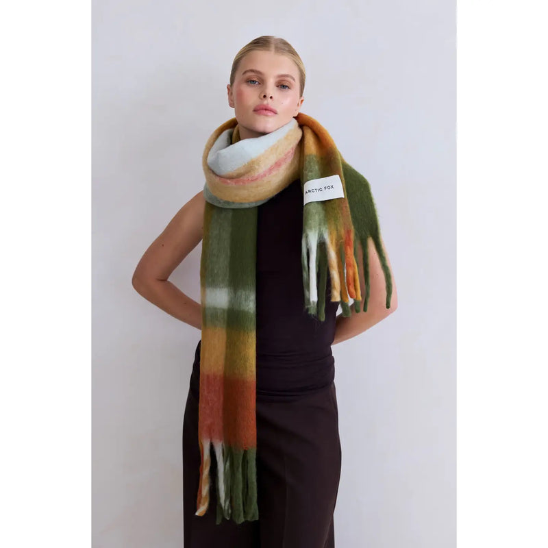 The Stockholm Scarf - 100% Recycled - Mossy Spring