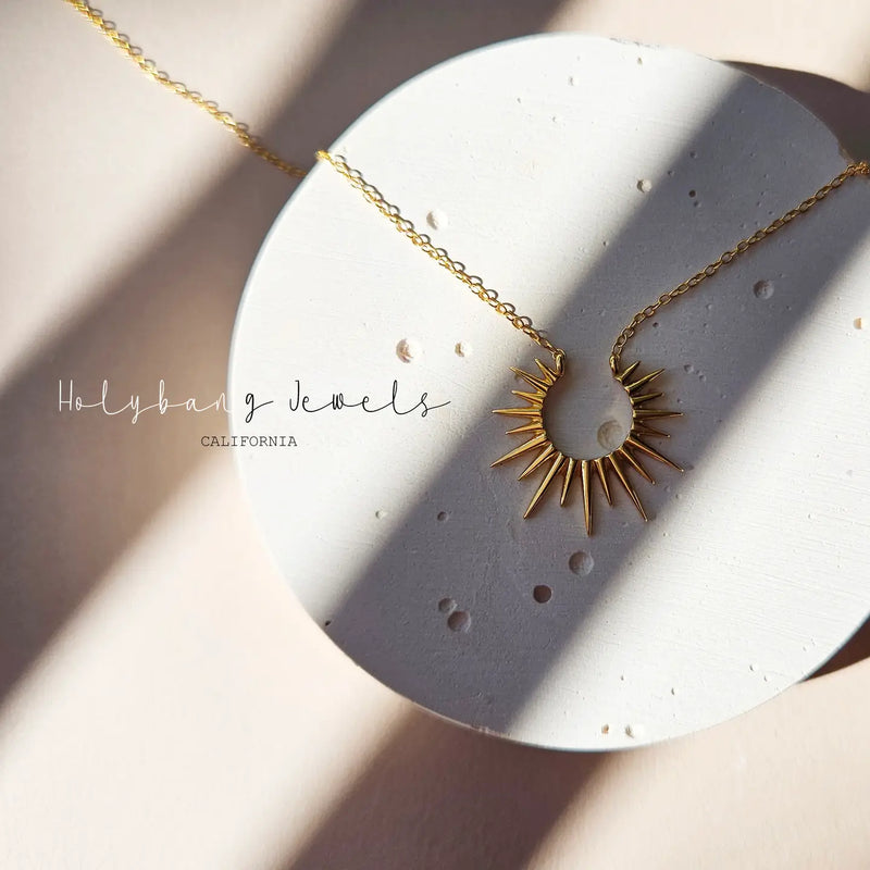 Sun Pendant Necklace
