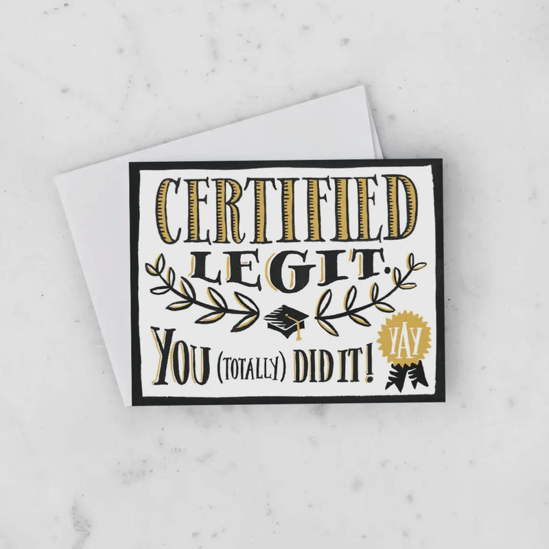 Certified Legit Card