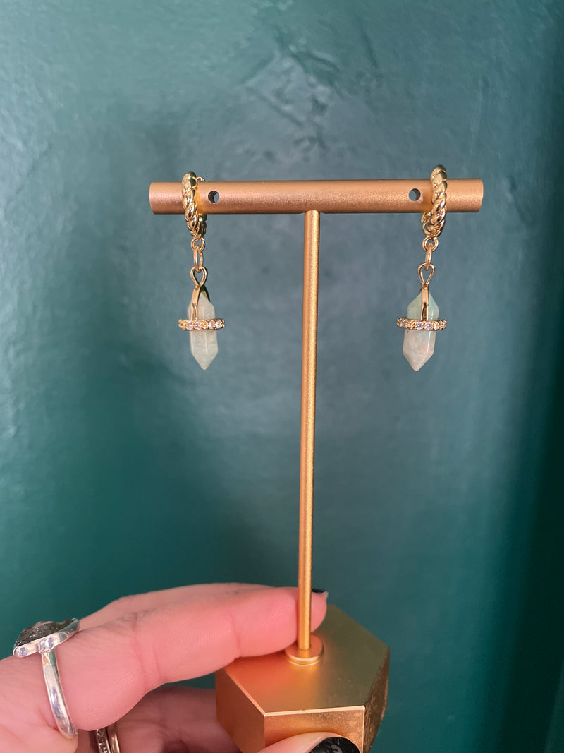 Manifest Croissant Huggies in Amazonite