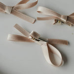 Satin Hair Ribbon Trio Set Sage