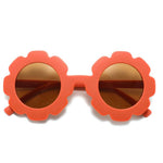 Flower Sunglasses in Coral