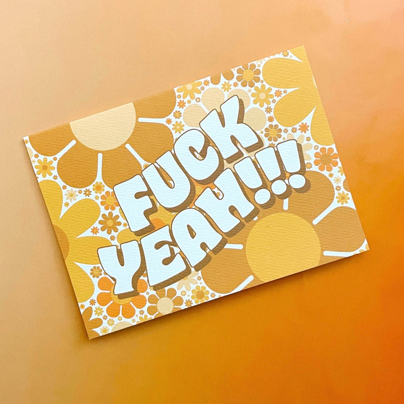 Fuck Yeah! Flowers Card