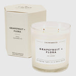 Grapefruit + Flora Glass Tumbler Soy Candle