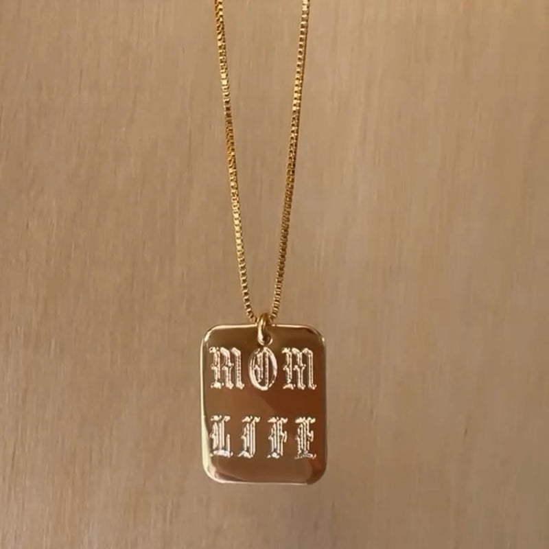 Mom Life Necklace