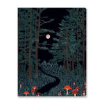 Moonrise Forest Medium Layflat Lined Notebook