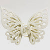 Jumbo Butterfly Hair Claw in White