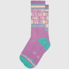 Everything Hurts and I'M Dying - Pastel Gym Crew Socks