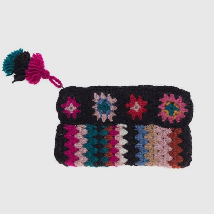 Crochet Clutch in Black