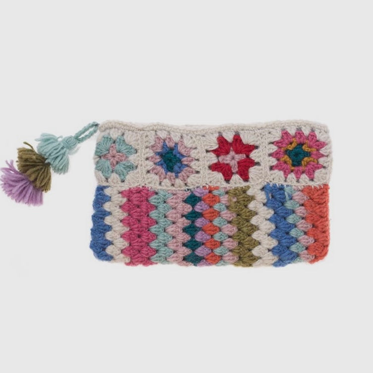 Crochet Clutch in Natural