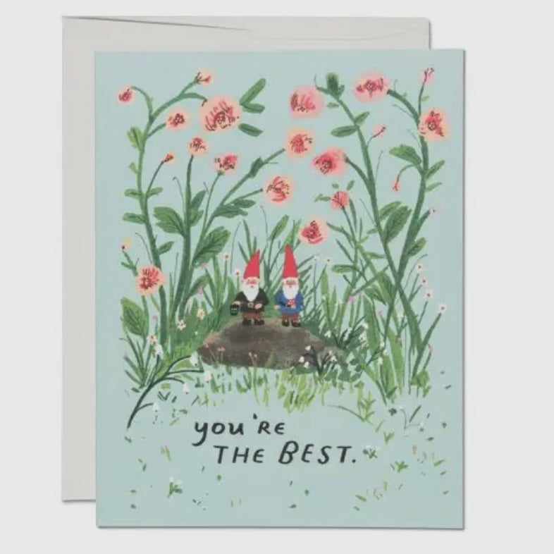 Garden Gnomes Friendship Greeting Card