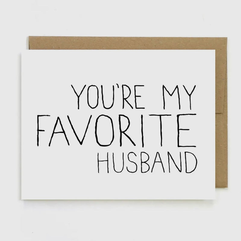 Valentine's Day Card - Favorite Husband