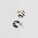 Mali Mini Hoop Earrings  in Maple