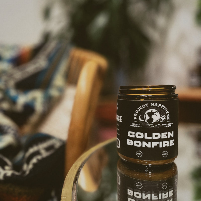 Golden Bonfire Soy Candle