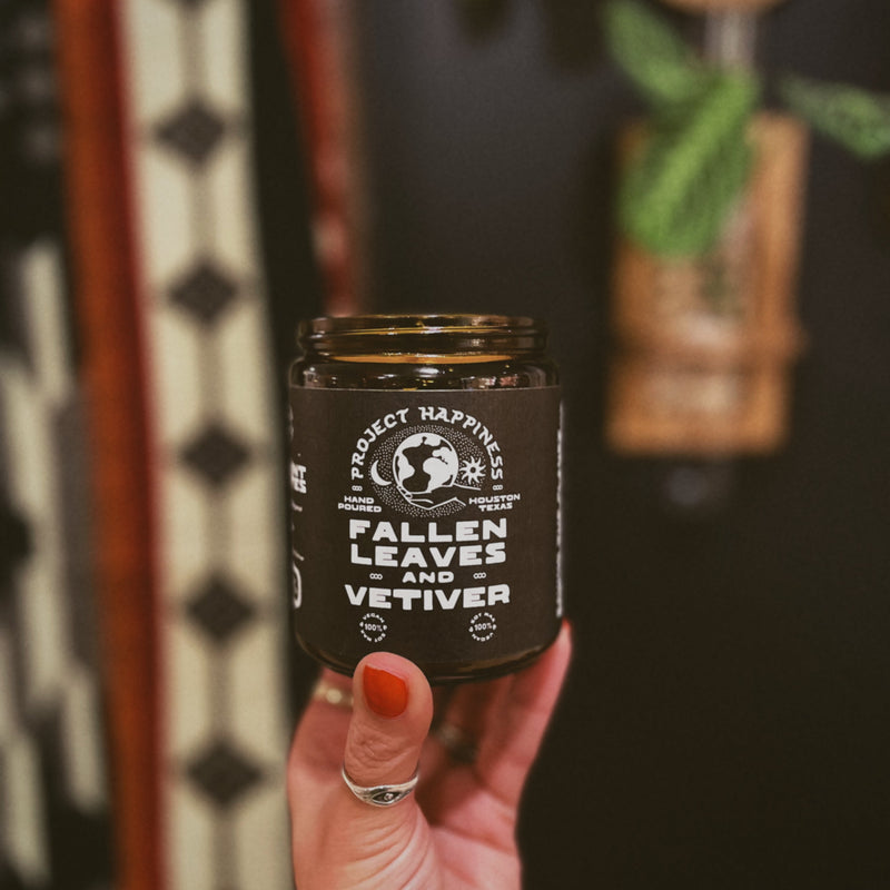 Fallen Leaves and Vetiver Soy Candle