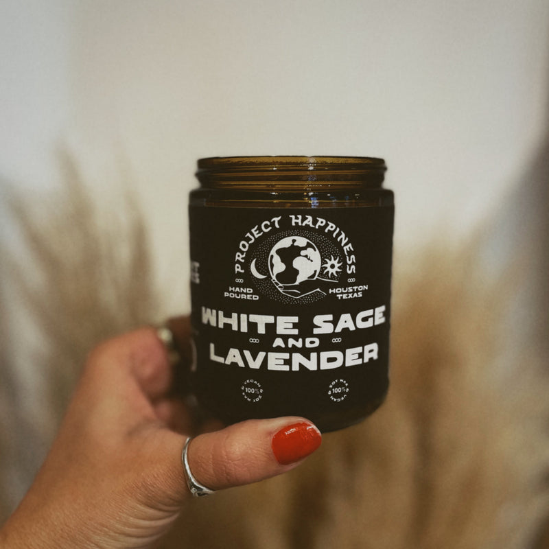 White Sage and Lavender Soy Candle
