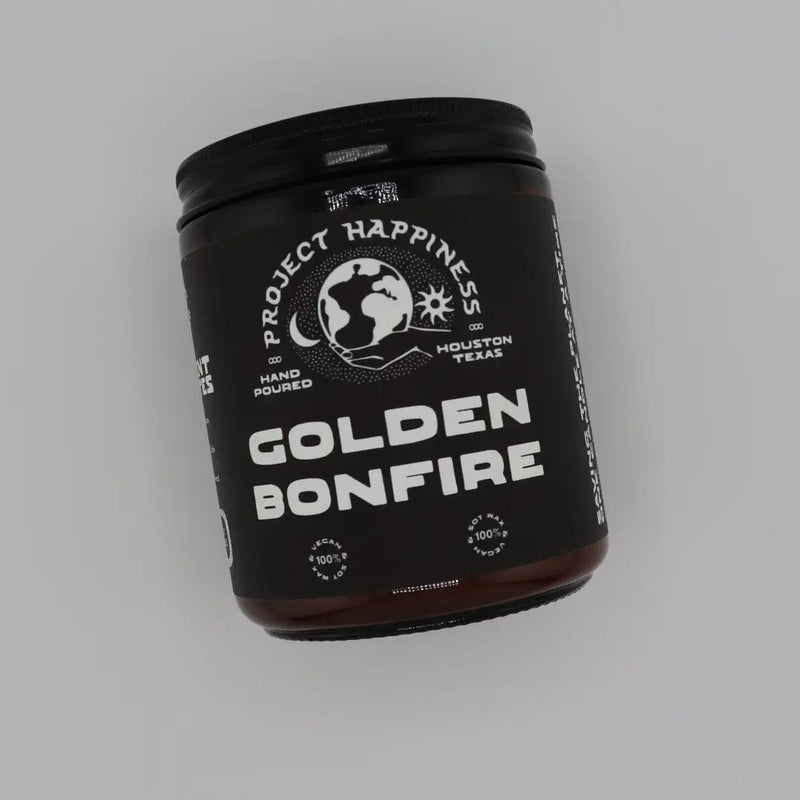 Golden Bonfire Soy Candle