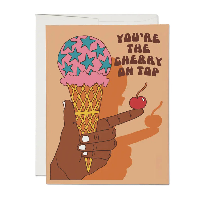 You're the Cherry Friendship Greeting Card