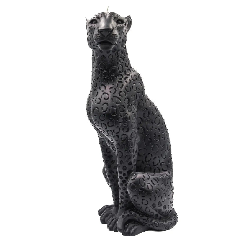 Jaguar and Panther Candle Pillar