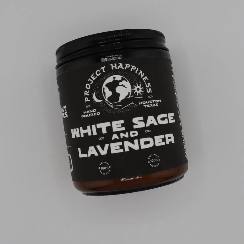 White Sage and Lavender Soy Candle