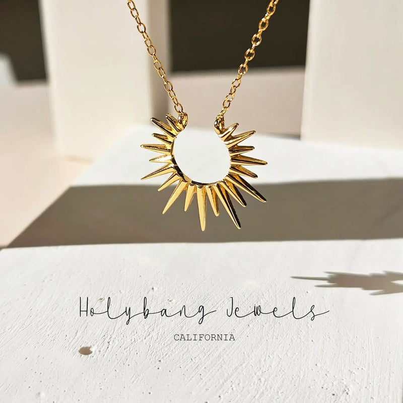 Sun Pendant Necklace
