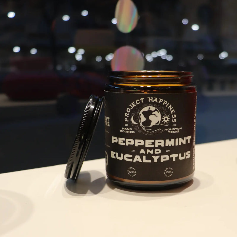Peppermint and Eucalyptus Soy Candle