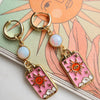 Between Sun and Sea Tarot Earrings