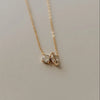 Sloane Two Stone Diamond Necklace