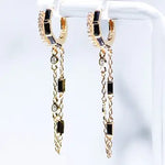 Orion Earrings- Black Onyx