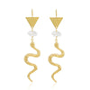 Gold Year of the Snake Earrings