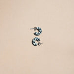 Mali in Dalmation Speckled Hoop Earring