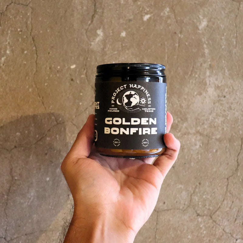 Golden Bonfire Soy Candle