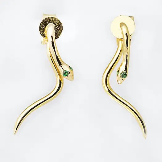 Snake Crawler Earrings