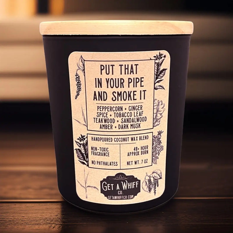 Tobacco & Teakwood Soy/Coconut Candle