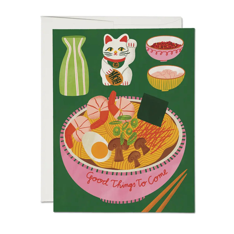 Ramen Bowl Encouragement Greeting Card