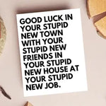 Moving Away Card For Friend, Farewell Gift