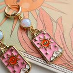 Between Sun and Sea Tarot Earrings