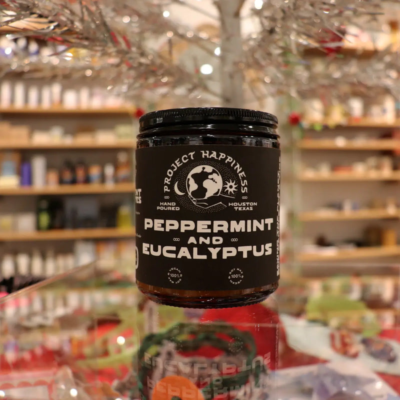 Peppermint and Eucalyptus Soy Candle