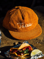 Tacos Chainstitch Rust Corduroy Hat